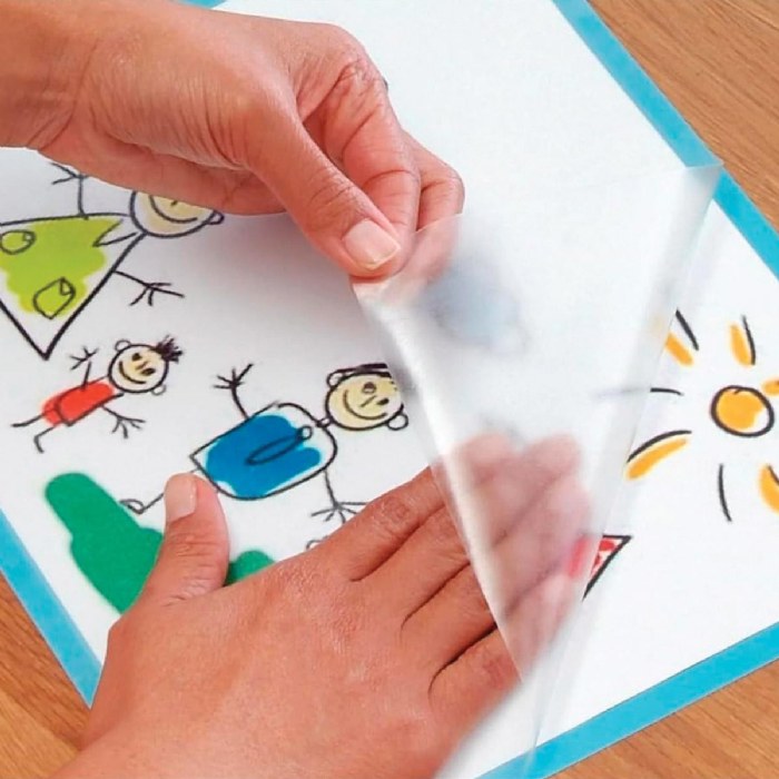 Alternate Image #1 of Con-Tact&reg; Repositionable Clear Adhesive Paper