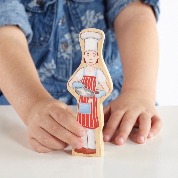 Alternate Image #1 of Wooden Wedgie Career People - 30 Pieces