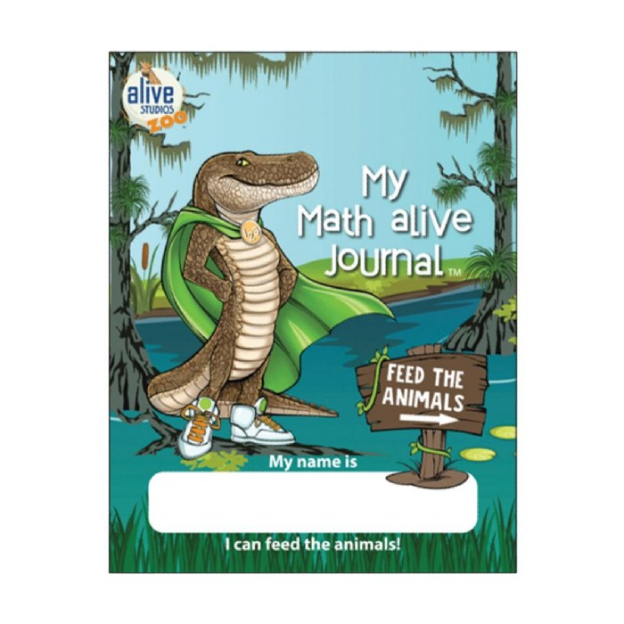 Primary Image of My Math alive&reg; Journal - Kindergarten