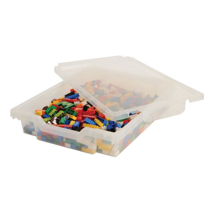 Primary Image of Gratnell Storage Tray with Lid 3" Deep