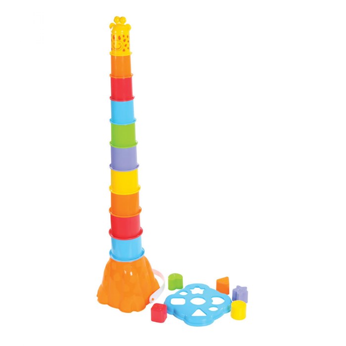 Primary Image of Giraffe Nest and Stack - 17 Pieces