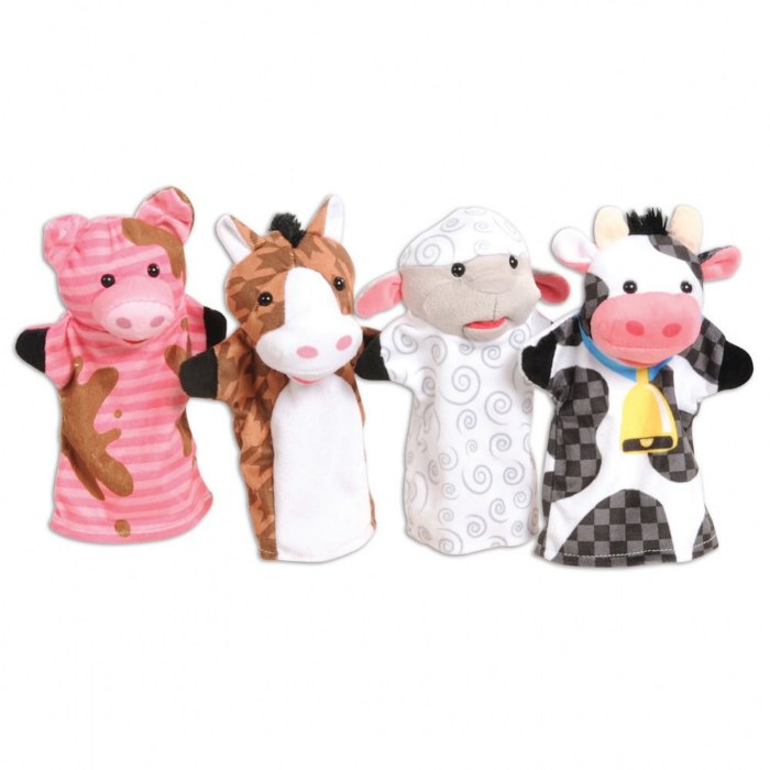 Primary Image of Farm Friends Puppet Pals - Set of 4