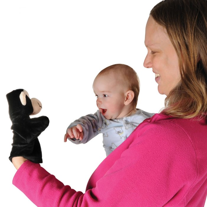 Alternate Image #1 of Tiny Friends Zoo Puppets - Set of 4