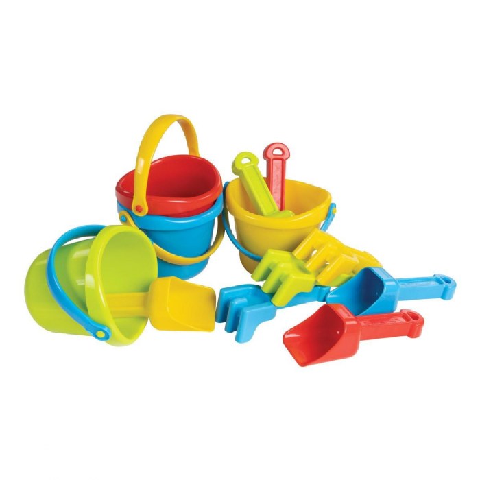 Primary Image of Mini Sand Bucket Set - 12 Pieces
