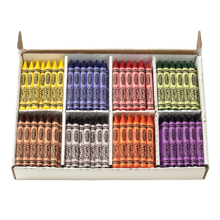 Alternate Image #1 of Crayola&reg; Classpack Jumbo Crayons - 200 Count - 25 Each Color