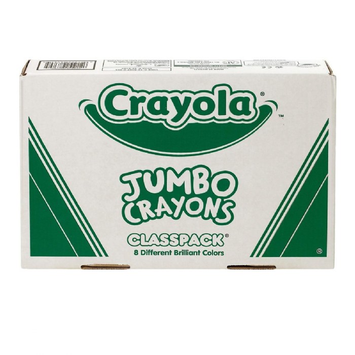 Alternate Image #1 of Crayola&reg; Classpack Jumbo Crayons - 200 Count - 25 Each Color