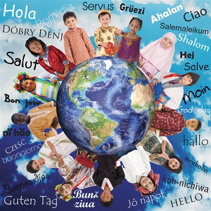Primary Image of Hello World Multicultural and Multilingual Floor Puzzle - 48 Pieces