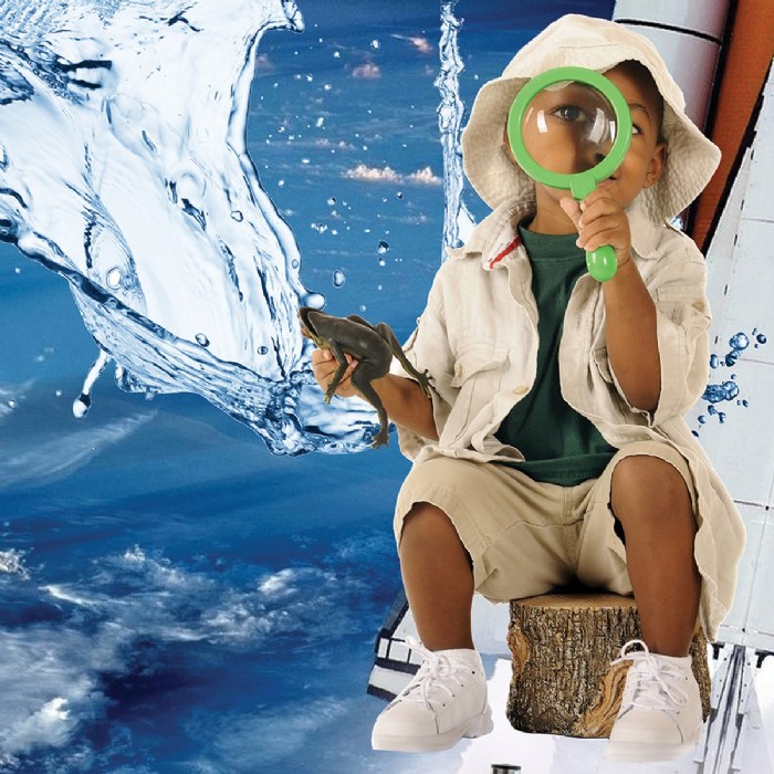 Alternate Image #1 of Science Discovery Floor Puzzle - 48 Pieces