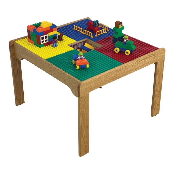 Primary Image of Wooden FunTable&reg; Standard Size with Brick Plate Top