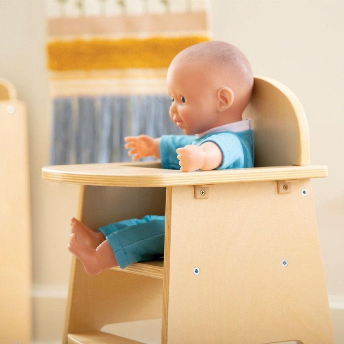 Alternate Image #1 of Wooden Doll High Chair