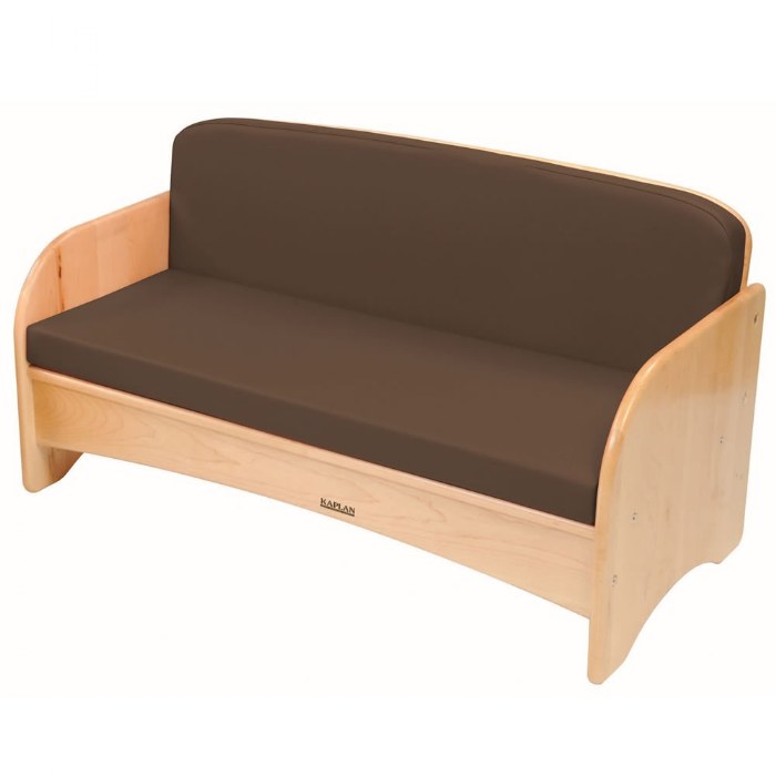 Primary Image of Premium Solid Maple Couch - Brown