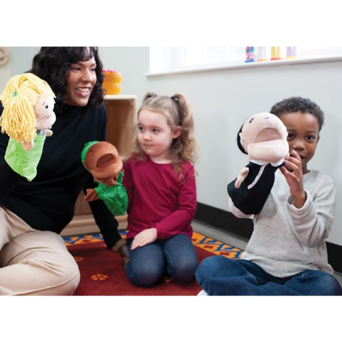 Alternate Image #1 of Diversity Puppets - Set of 8