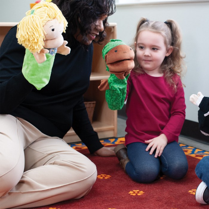 Alternate Image #1 of Diversity Puppets - Set of 8