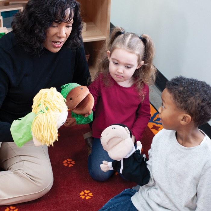 Alternate Image #1 of Diversity Puppets - Set of 8