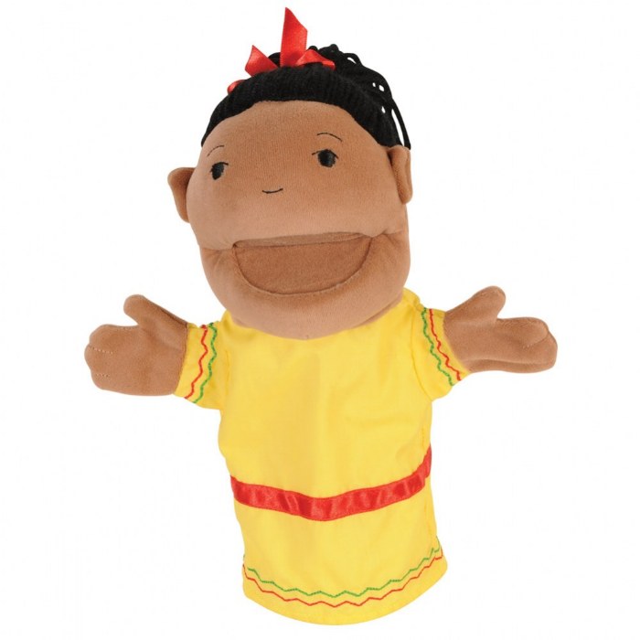Alternate Image #1 of Diversity Puppets - Set of 8