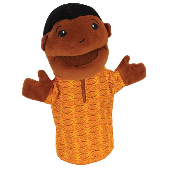 Alternate Image #1 of Diversity Puppets - Set of 8