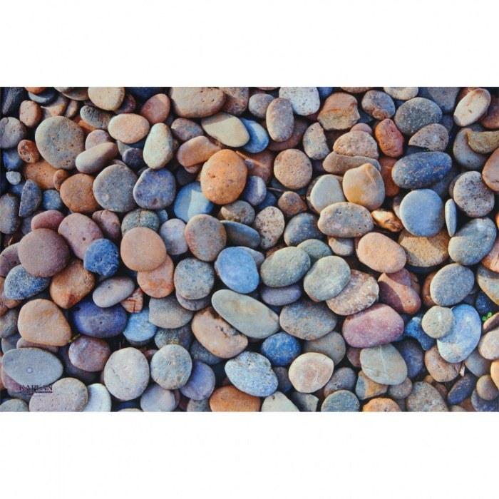 Primary Image of STEM Play Mat - Vibrant Real Image Pebbles Mat