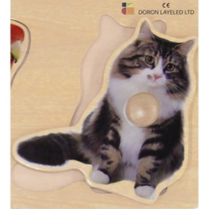 Alternate Image #1 of Large Knob Animal Puzzles - Set of 3