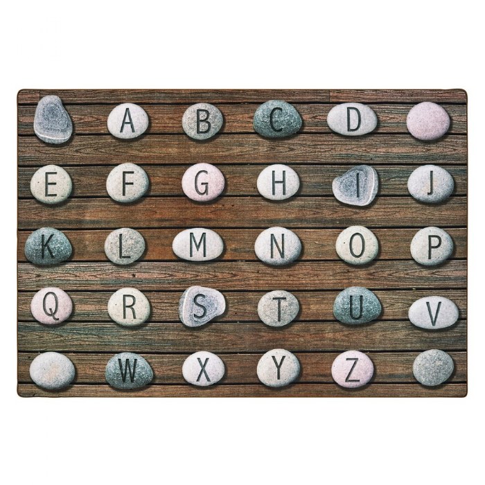 Primary Image of Alphabet Stones Seating Rug - 8' x 12' Rectangle