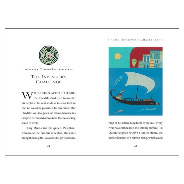 Alternate Image #1 of Greek Myths: Three Heroic Tales - Paperback Chapter Book