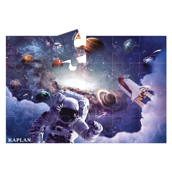 Alternate Image #1 of Space Explorer Floor Puzzle - 24 Pieces