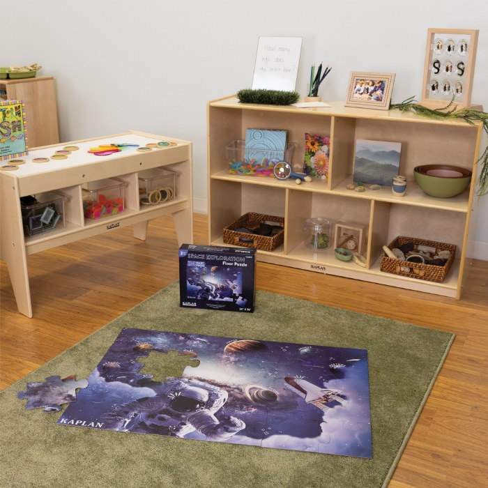 Alternate Image #1 of Space Explorer Floor Puzzle - 24 Pieces