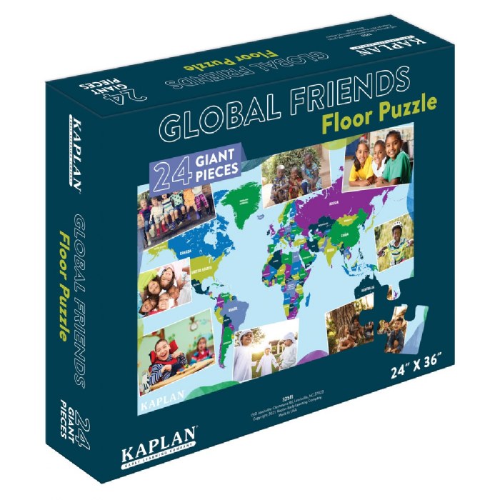 Alternate Image #1 of Global Friends Floor Puzzle - 24 Pieces