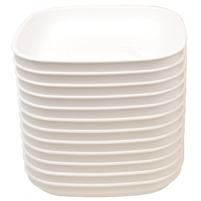 Primary Image of Family Style Dining - Set of 12 White Plates