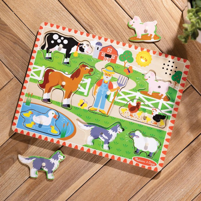 Alternate Image #1 of Old MacDonald's Farm Sound Knob Puzzle