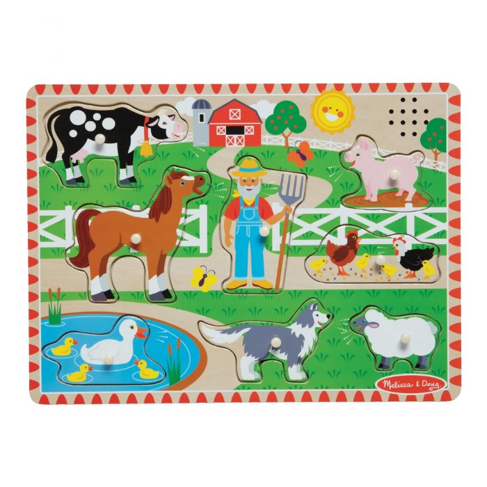 Primary Image of Old MacDonald's Farm Sound Knob Puzzle