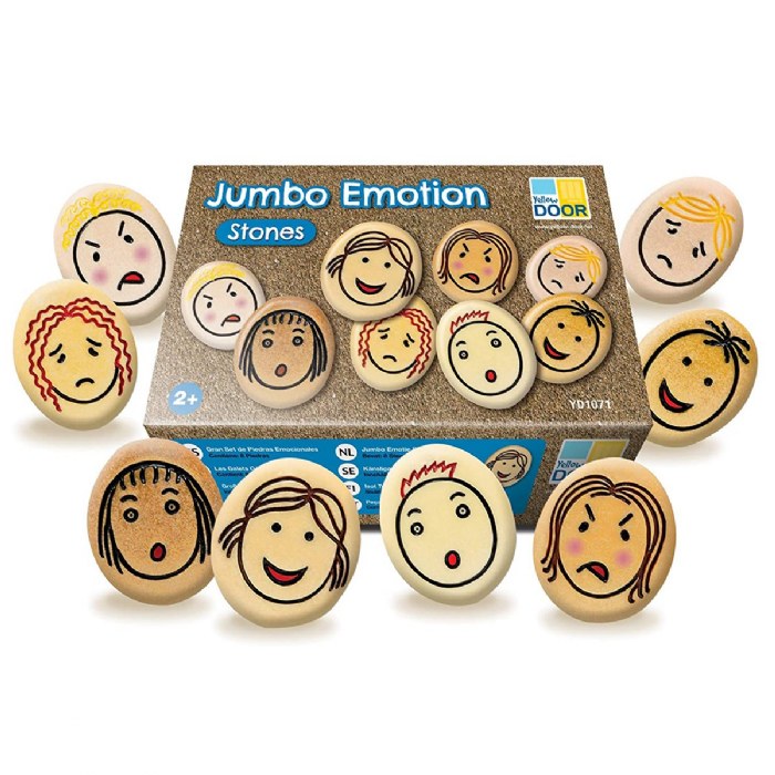 Alternate Image #1 of Jumbo Emotion Stones - Set of 8