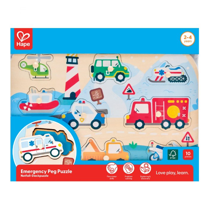 Alternate Image #1 of Emergency Peg Puzzle - 9-Pieces