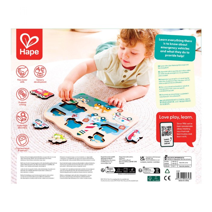Alternate Image #1 of Emergency Peg Puzzle - 9-Pieces