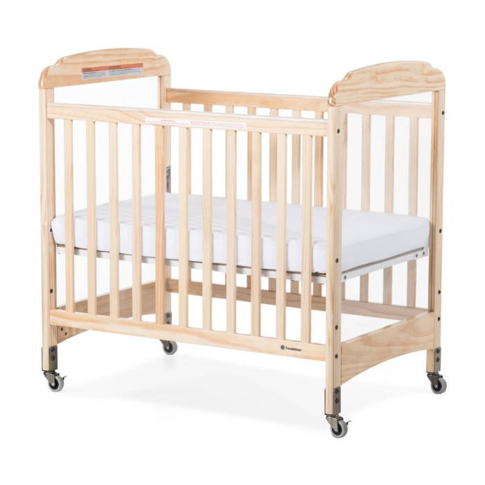 Alternate Image #1 of Next Generation Serenity Compact Fixed Side Clearview Crib