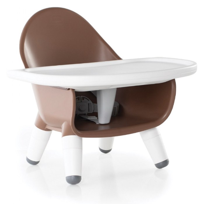 Alternate Image #1 of Chocolate Feeding Chair - 5" Legs - 6 - 15 Months