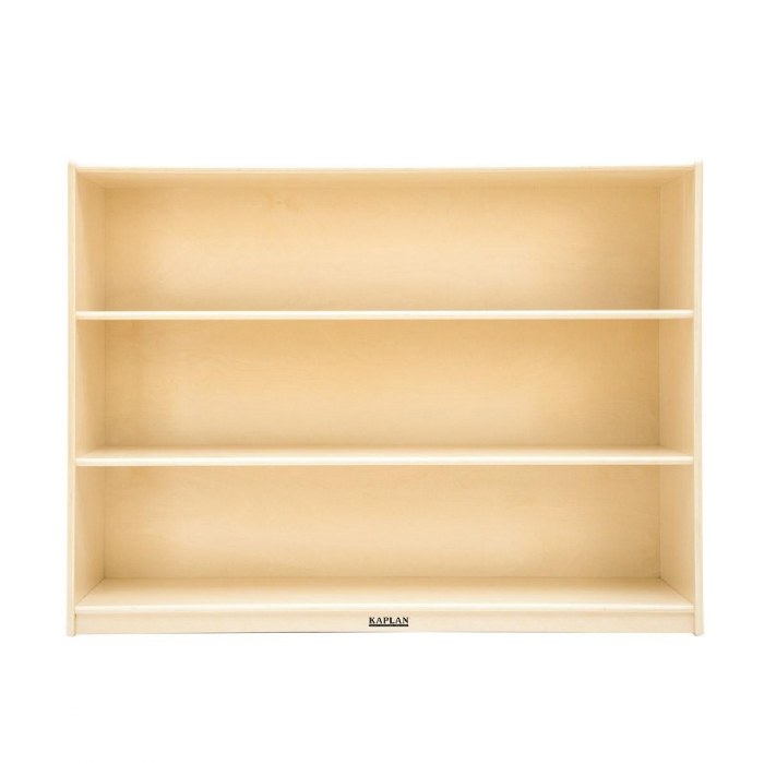 Alternate Image #1 of Carolina 3-Shelf Storage - Solid Back