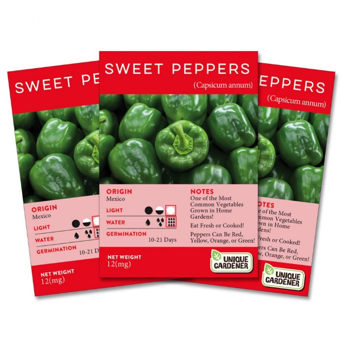 Primary Image of Sweet Bell Pepper Seeds 3-Pack