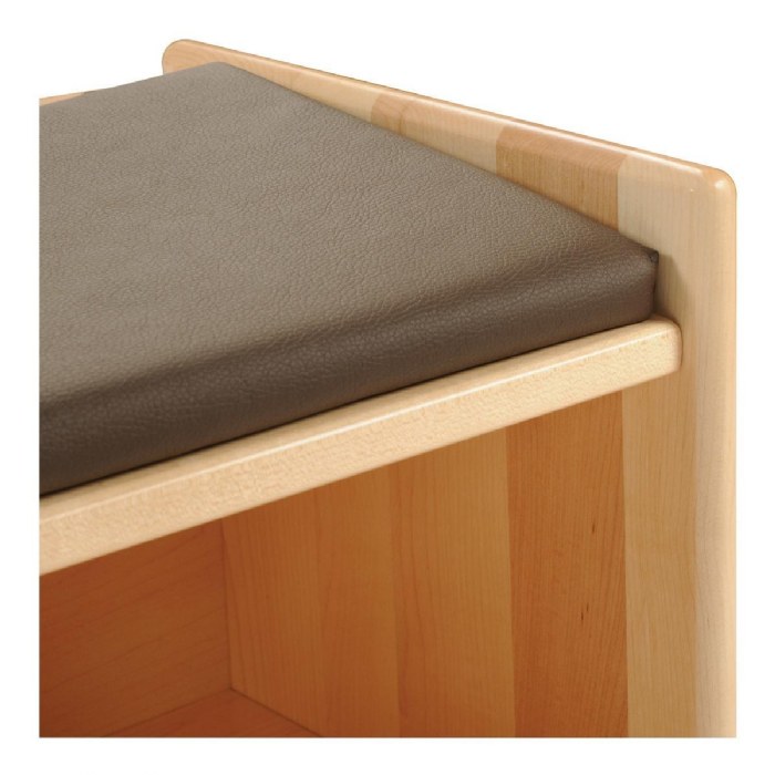 Alternate Image #1 of Cubby Bench Cushion - Brown
