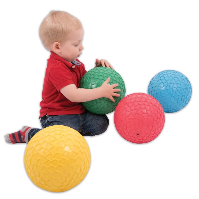 Alternate Image #1 of Easy Grip Textured Balls - Set of 4