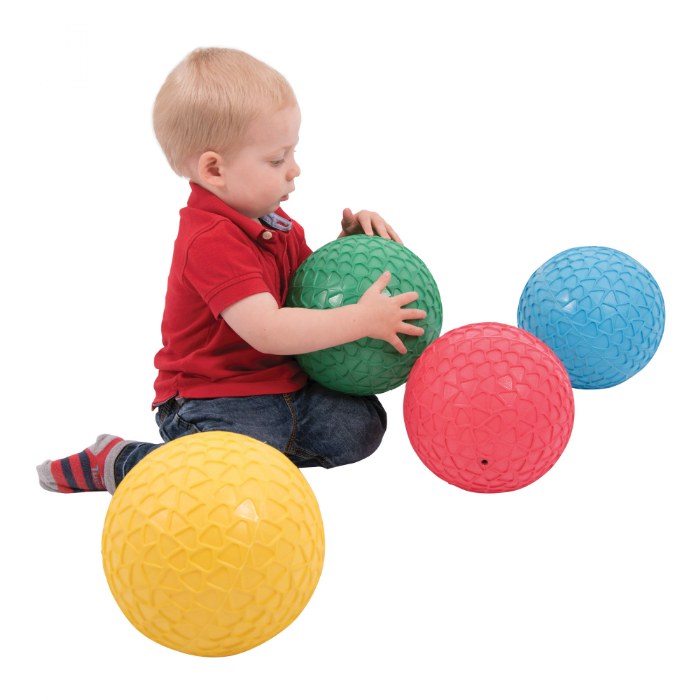 Alternate Image #1 of Easy Grip Textured Balls - Set of 4