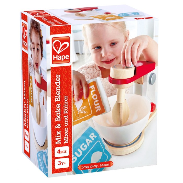 Alternate Image #1 of Mix & Bake Blender Wooden Play Set