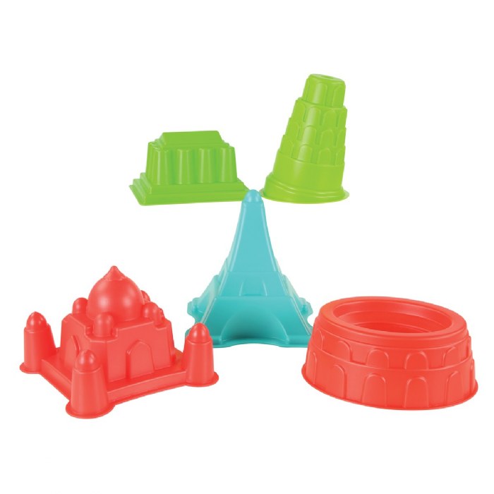 Primary Image of World Landmark Sand Molds - Set of 5