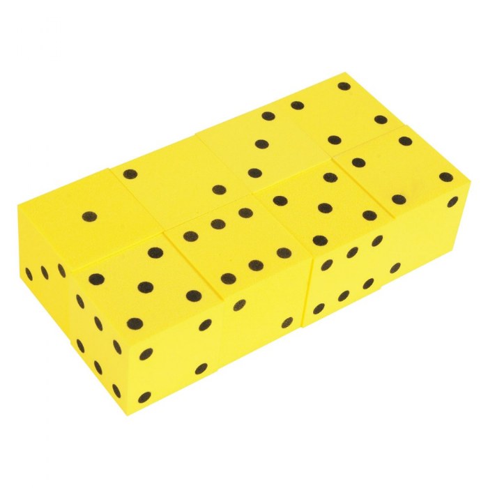 Alternate Image #1 of Math Foam Dice Assortment - 36 Pieces