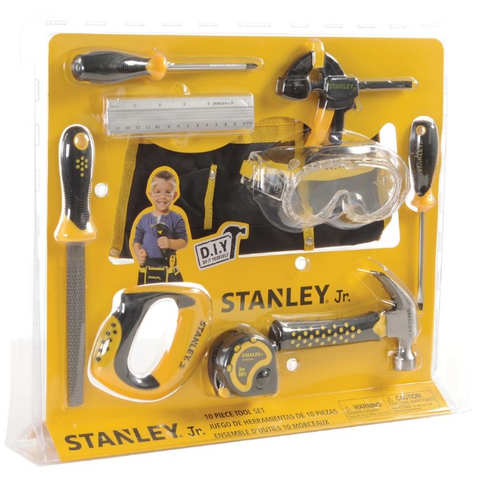 Alternate Image #1 of Kid's Stanley 10-Piece Tool Set with Tool Belt