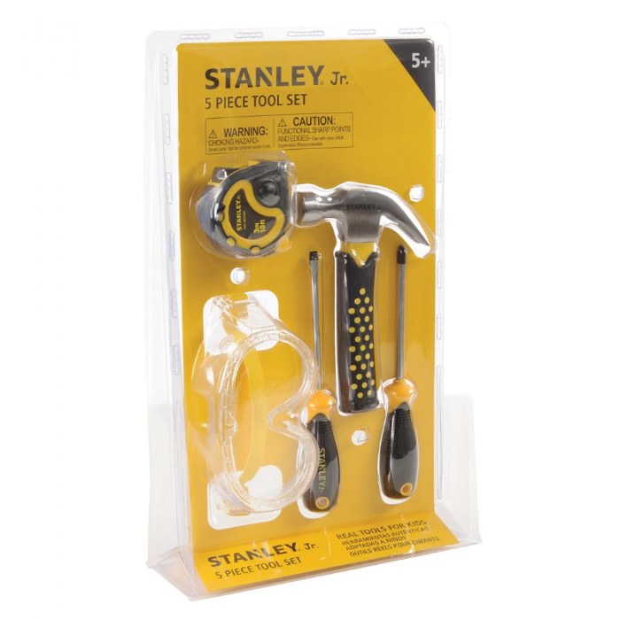Alternate Image #1 of Kid's Stanley Toolbox with 5-Piece Tool Set