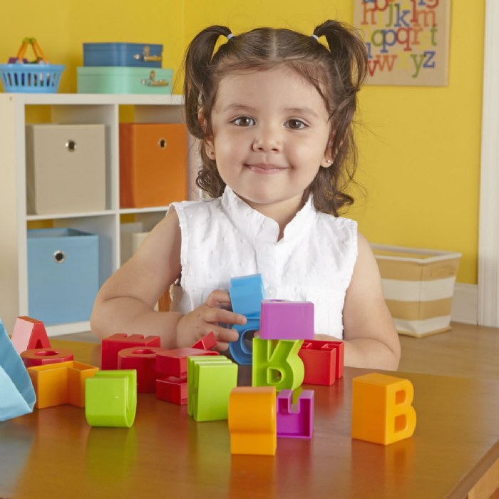 Alternate Image #1 of Stacking Alphabet Letter Blocks