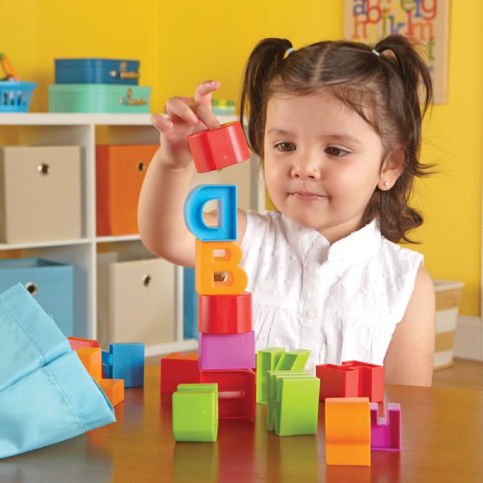 Alternate Image #1 of Stacking Alphabet Letter Blocks