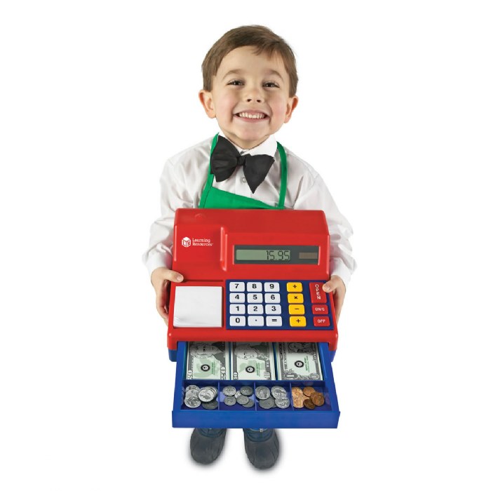 Alternate Image #1 of Large Calculator Pretend and Play Cash Register
