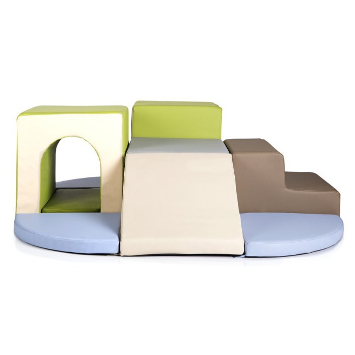 Alternate Image #1 of Soft Toddler Arches and Slide Climber