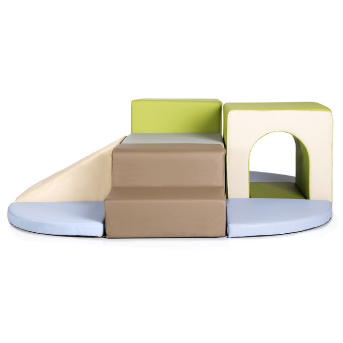 Alternate Image #1 of Soft Toddler Arches and Slide Climber